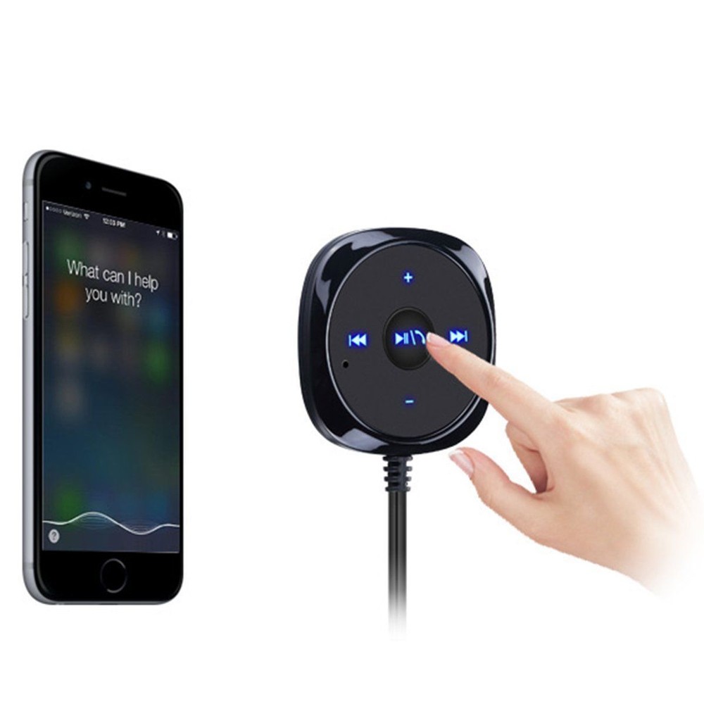 3.5mm Car AUX Adapter Bluetooth 4.0 Wireless Music Receiver Handsfree for iPhone