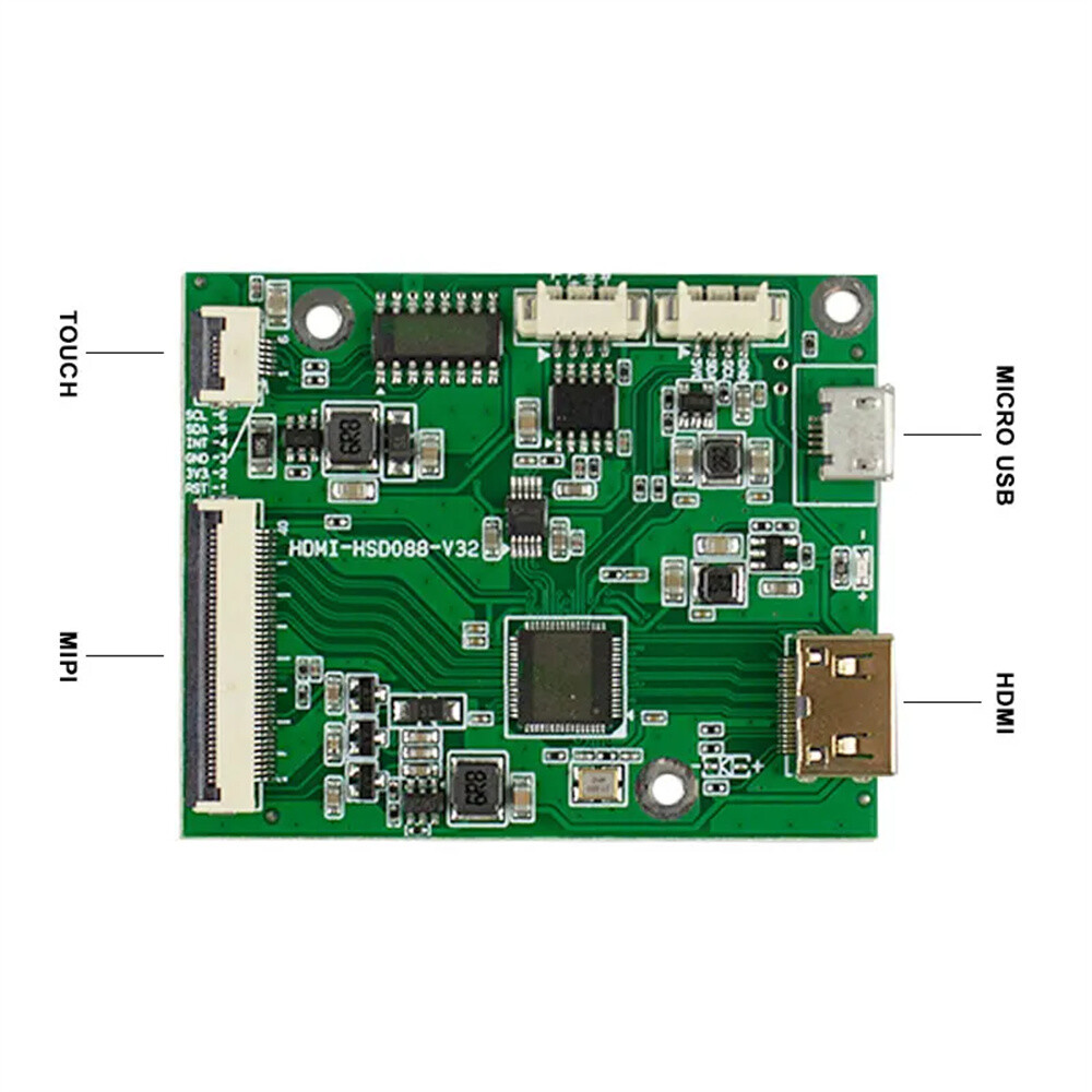 8.8"1920x480 IPS LCD Screen HSD088IPW1 CPU GPU Sub Display Mini HD MI MIPI Board