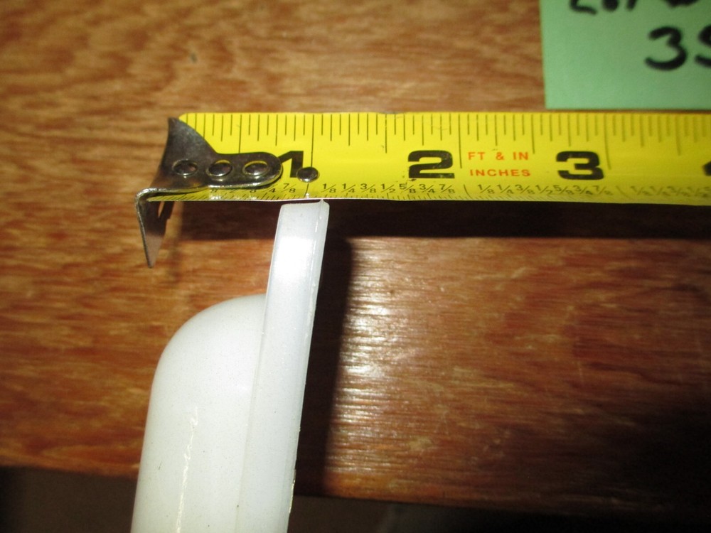 Vintage Glass Cupboard Drawer Pull #3509
