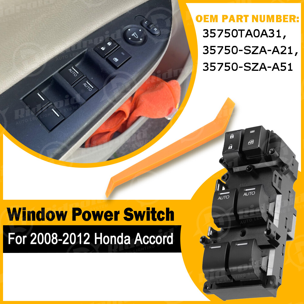 Driver Side Power Master Window Door Control Switch For 2008-2012 Honda Accord