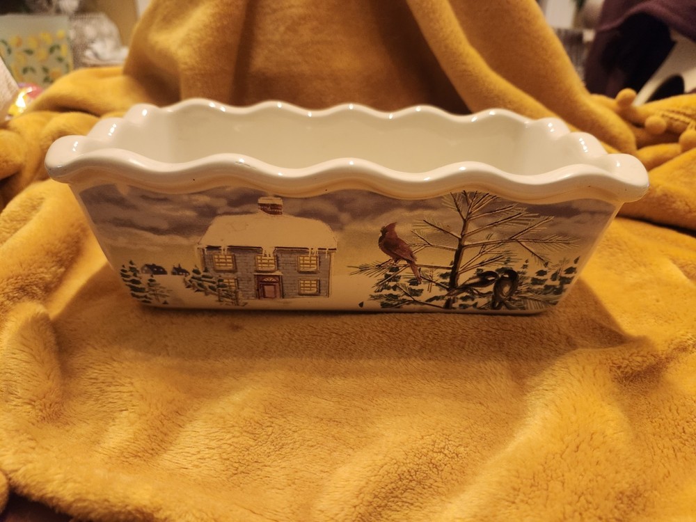 Nantucket Holiday Themed Loaf Pan