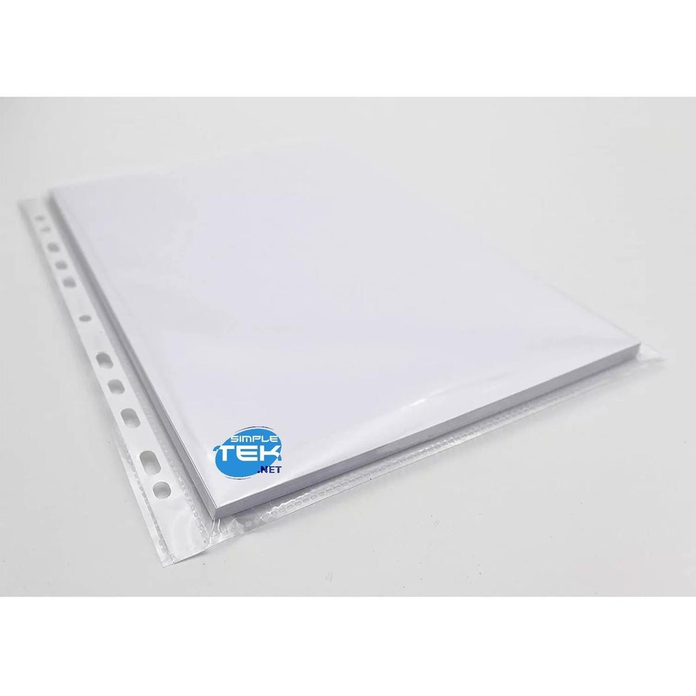 50 x PUNCHED ENVELOPES HIGH THICKNESS 22X30 FOR RING BINDERS DOCUMENTS