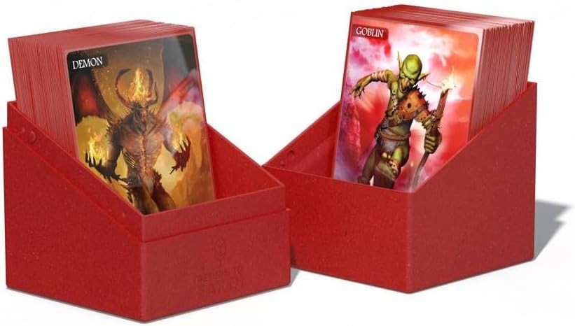 Ultimate Guard Return To Earth Boulder Deck Case 100+ Standard Size Red