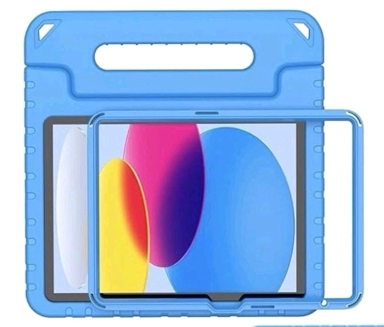 IPAD 10 / 11 Generation Kids Shockproof Case With Screen Protector  And Extra