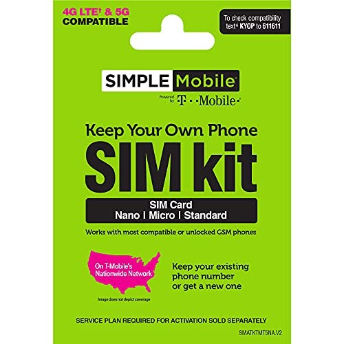 Prepaid Sim Card Kit (4G LTE Network)