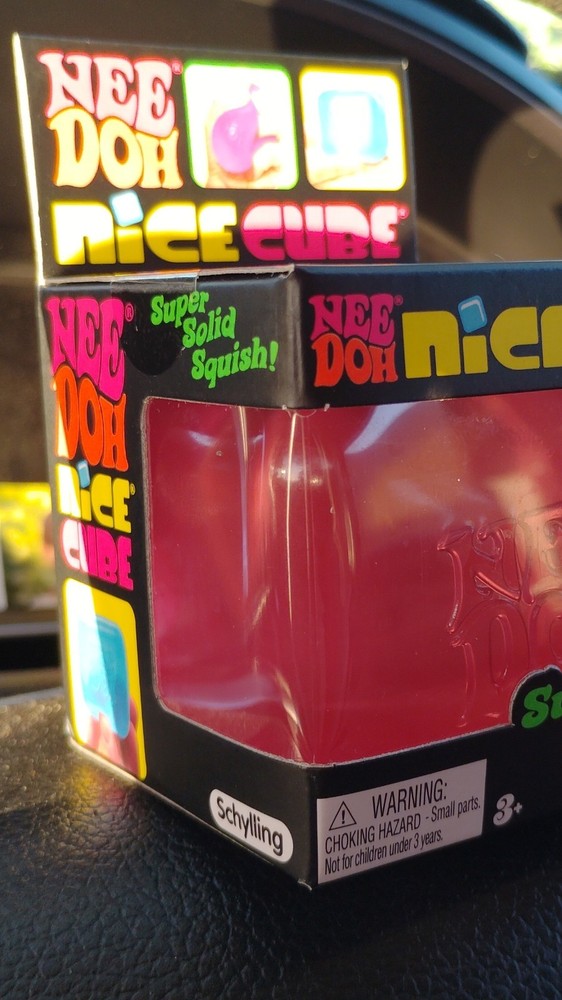 Schylling Super Solid Squish Squeeze Ball Pink Stress Reliever Toy