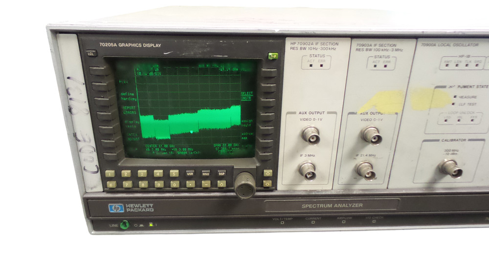 HP Graphics display 70205A SPECTRUM ANALYZER - Free Shipping