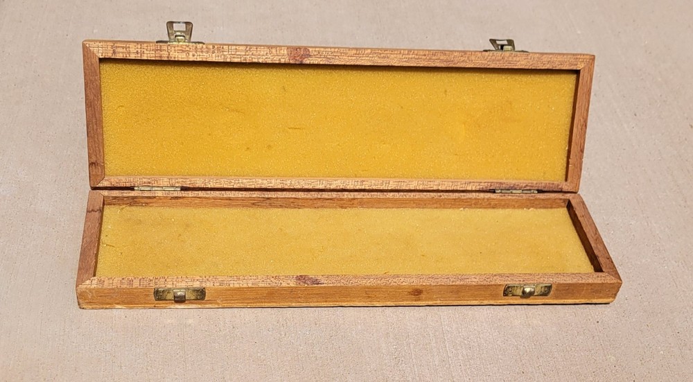 Helios Precision Universal Protractor Vintage Germany with Wood Case