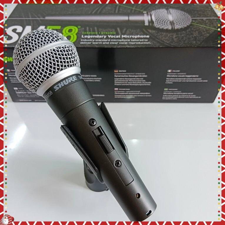 NEW SM58S Dynamic Vocal Microphone with On/Off Switch No Cable