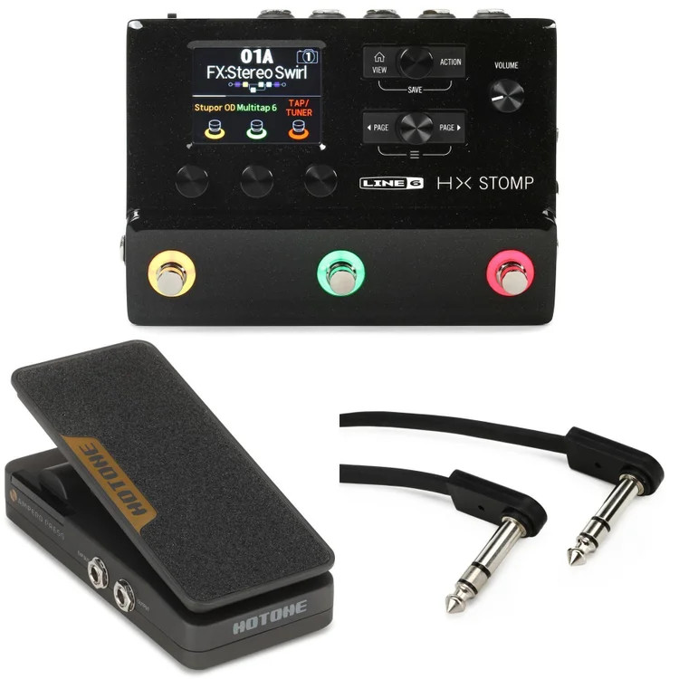 Line 6 HX Stomp Bundle With Mission Engineering Expression Pedal