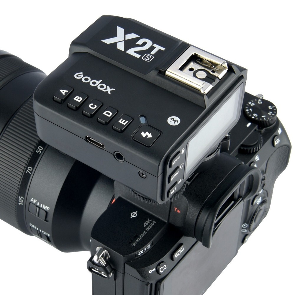 Godox X2T-S TTL Wireless Flash Trigger 2.4G Bluetooth Transmitterfor Sony Camera