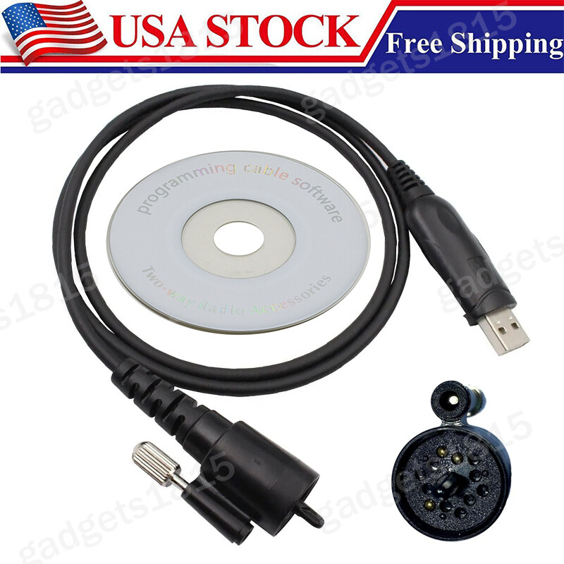 USB Programming Cable For Kenwood TK-5710 TK5810 TK910 TK-690 TK790 TK890 Radio