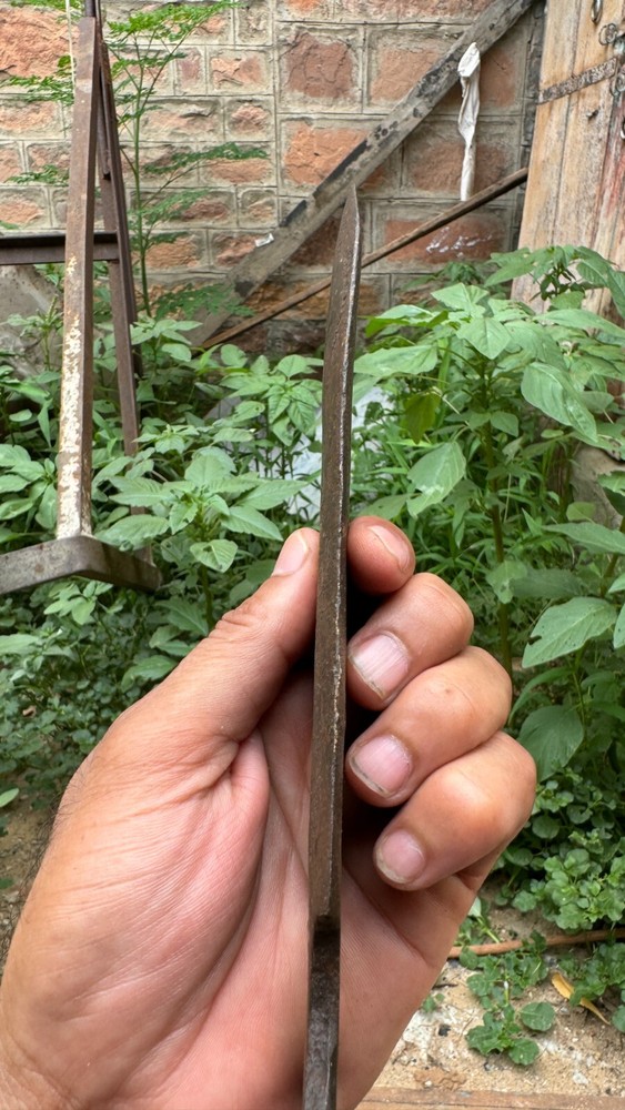 Antique Old Hand Crafted Solid Iron Hunting Spear Dagger Katar Without Handle