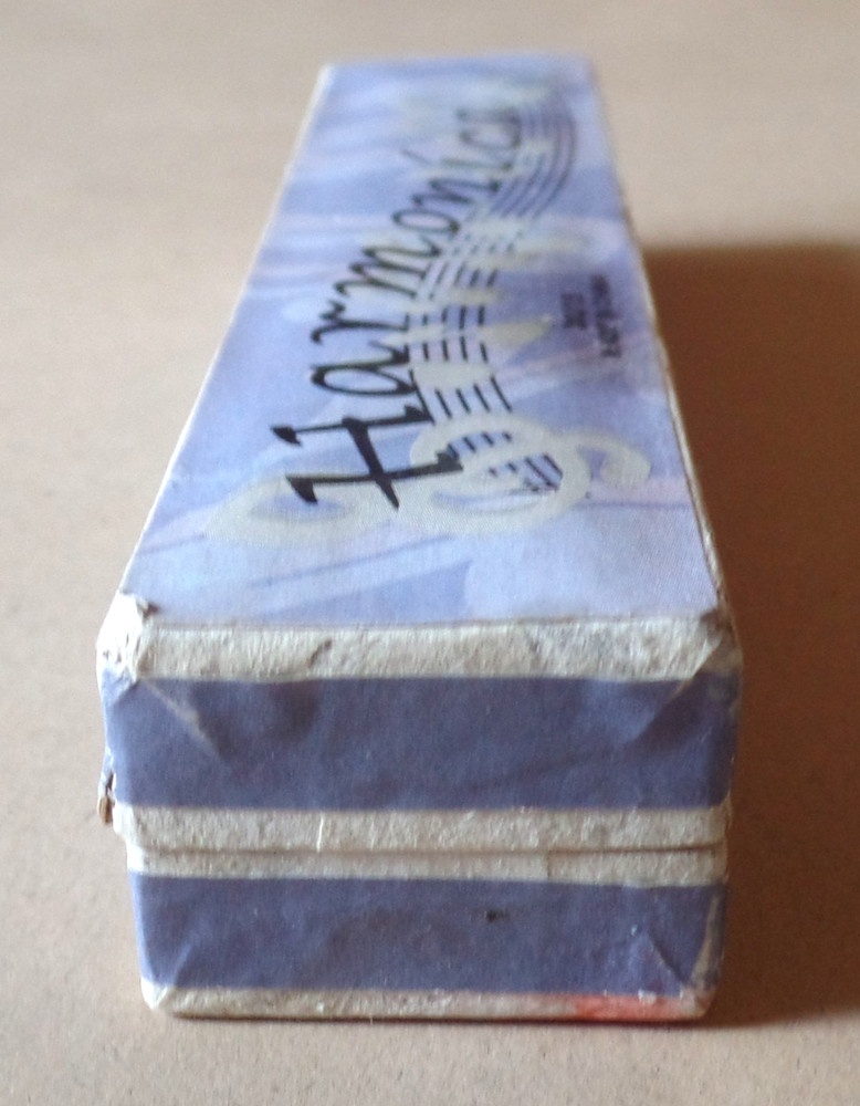 Vintage Empty Distressed HARMONICA MU15 Original Box Only