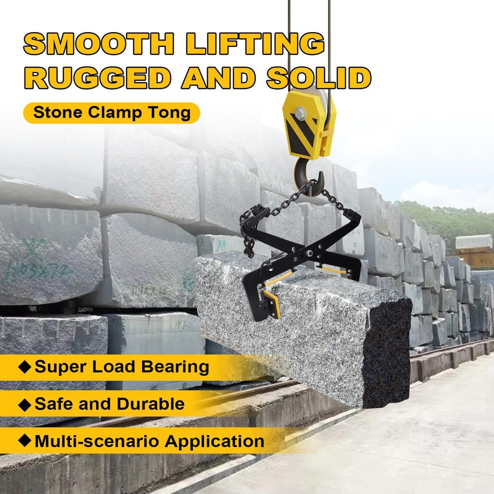Lifting Clamps For Lifting And Installing Concrete Blocks&Stone Carrying 771LBS