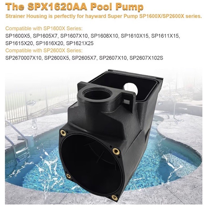 SPX1620AA Pump Strainer Housing 2-Inch by 2-Inch Compatible with Hayward Super