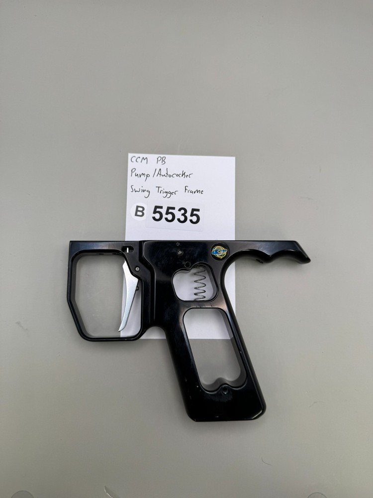 CCM PB Pump/Autococker Swing Trigger Paintball Marker Frame-Gloss Black