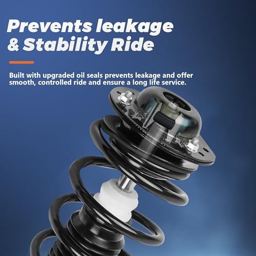 171100 Complete Front Struts Coil Spring Assembly 2x Front Struts 05-09 Dakota