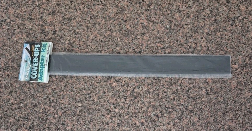 Mailbox Cover-Ups Adapter Kit for Plastic Mailboxes, 2 Piece "Receiver Strips"