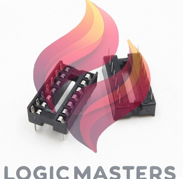 100PCS 14pin DIP IC Socket Adaptor Solder Type Socket Pitch Dual Wipe Contact