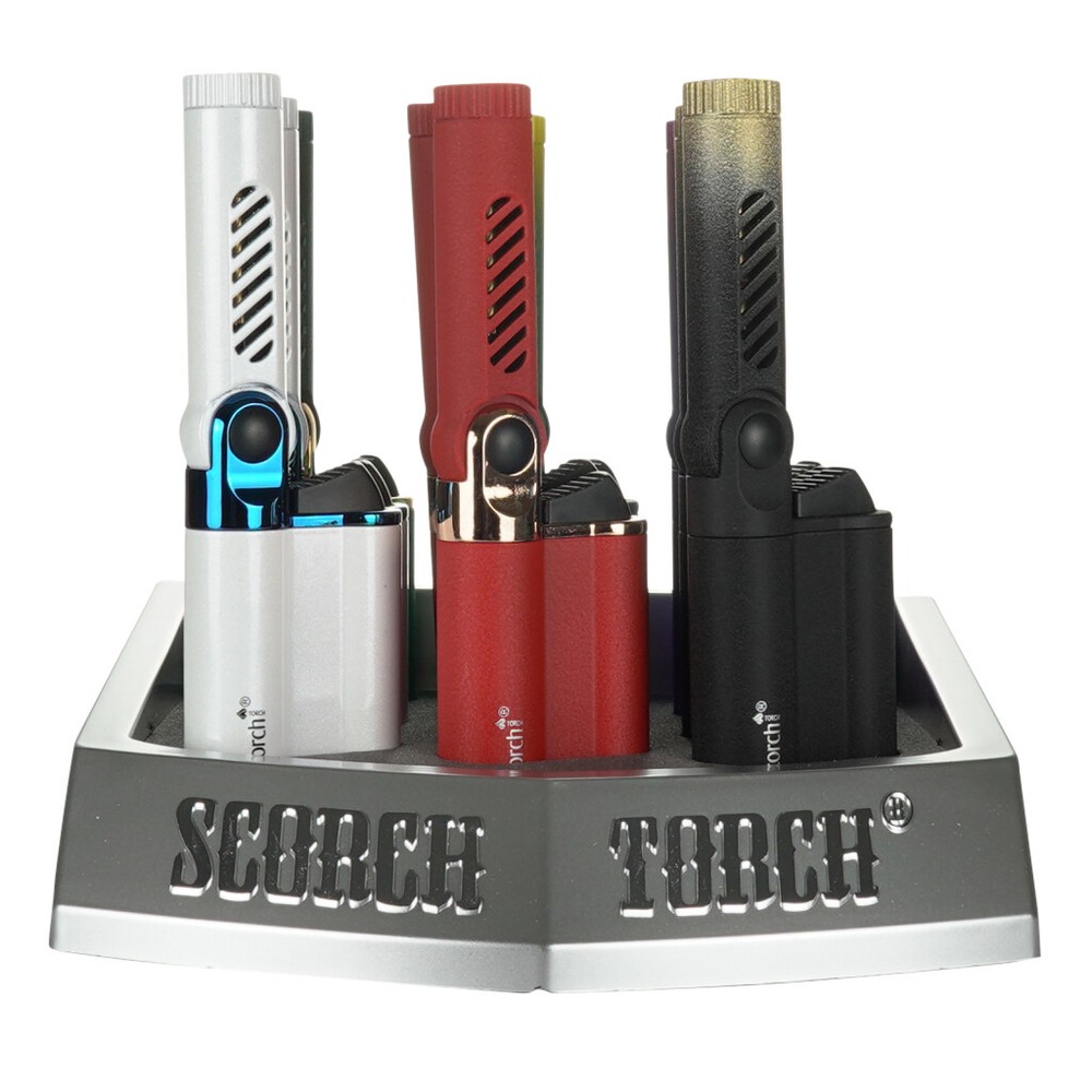 SCORCH TORCH Adjustable Angle Torch Lighter 61669 – Choose Color!
