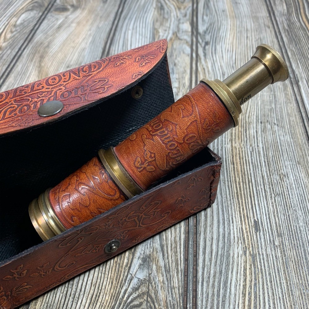 Nautical Solid Brass Spyglass Telescope Gift