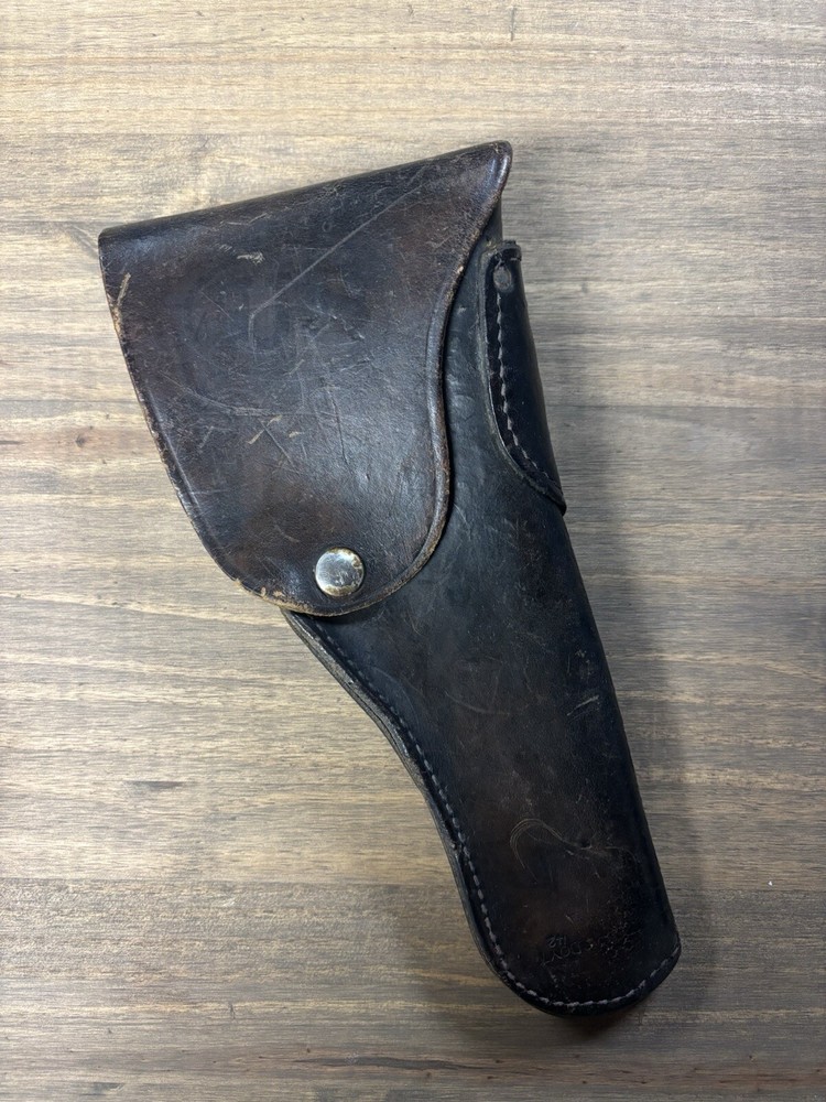 Original WW2 1911 Colt Boyt 42 Leather Holster With Original Snap Marked US
