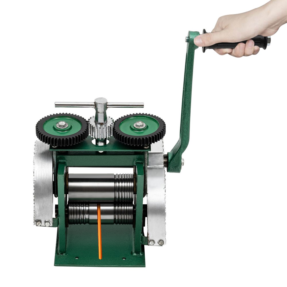 Rolling Mill Machine Rollers Metal Wire Flat Jewelry Tool Manual Combination USA