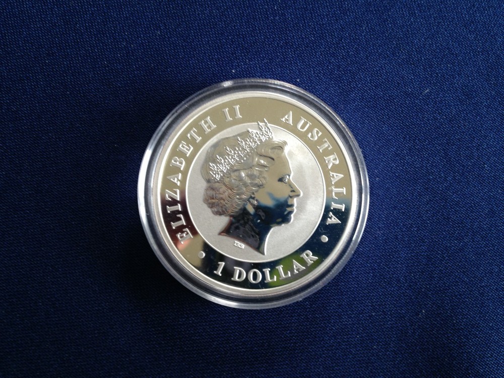 2012 Australia $1 Silver Koala Gem BU One Ounce E5976