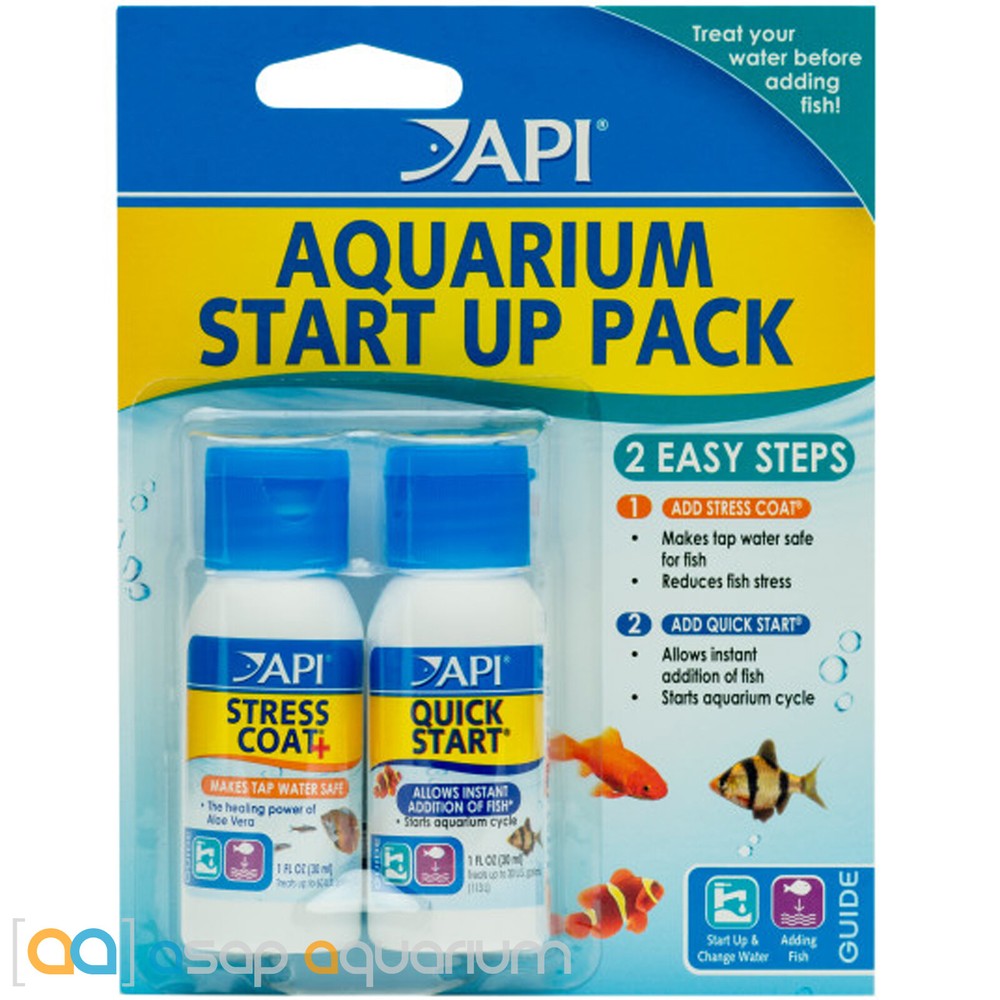 API Aquarium Start Up Pack 2 Easy Steps Add Stress Coat Add Quick Start