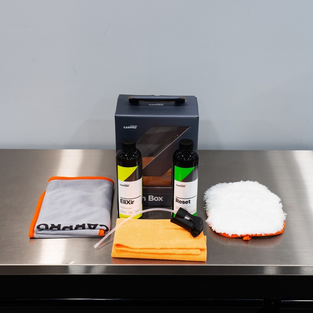 CarPro Wash Box - Car Wash Kit for Ceramic Coatings Reset Elixir