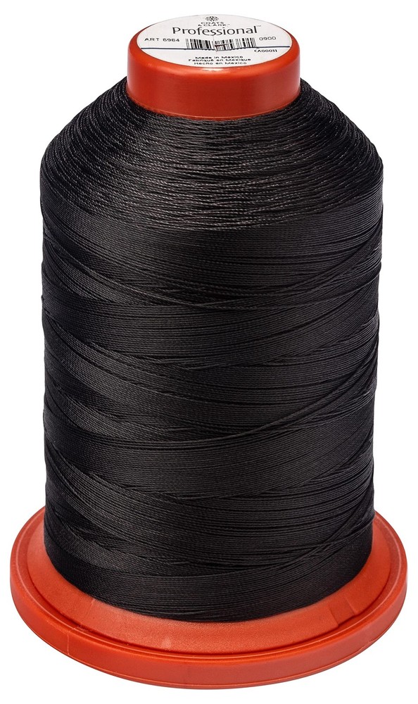 Coats: Thread & Zippers Coats Thread & Zippers Black Thread UPHOLSTR PRO