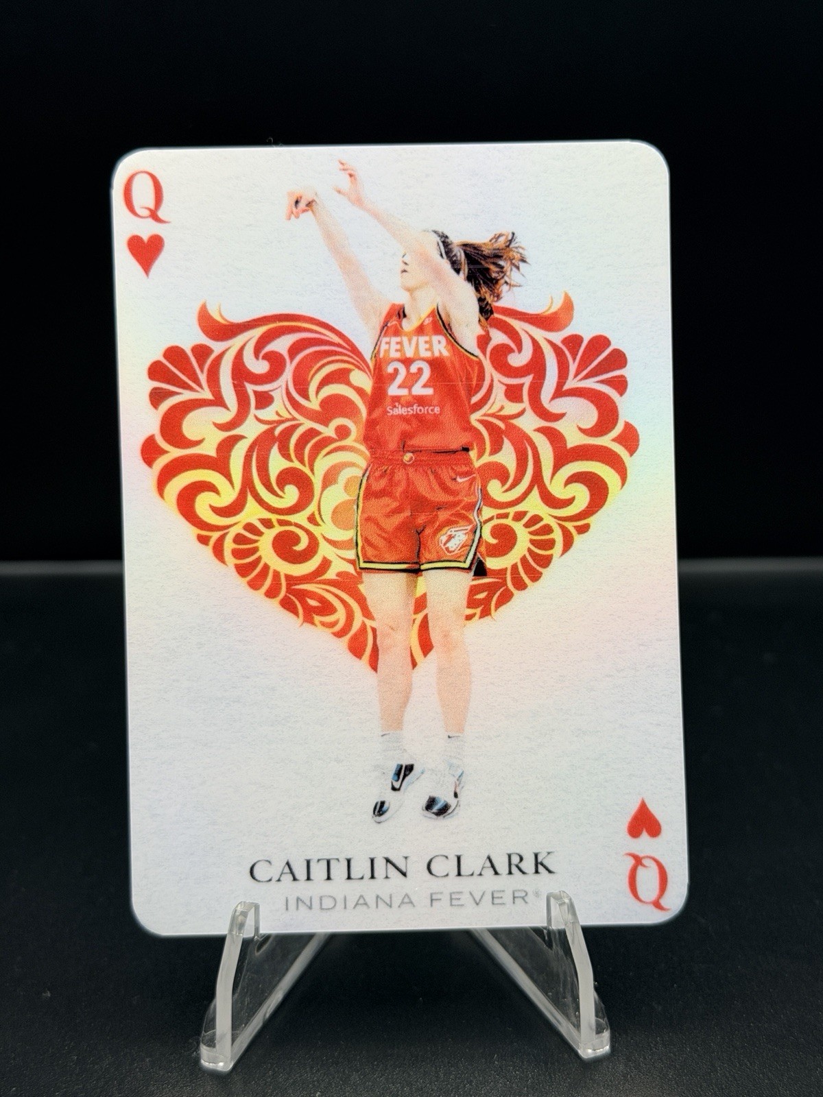 3 Pack - 3X Caitlin Clark Fan Card Queens Of The Court - White Holo Version