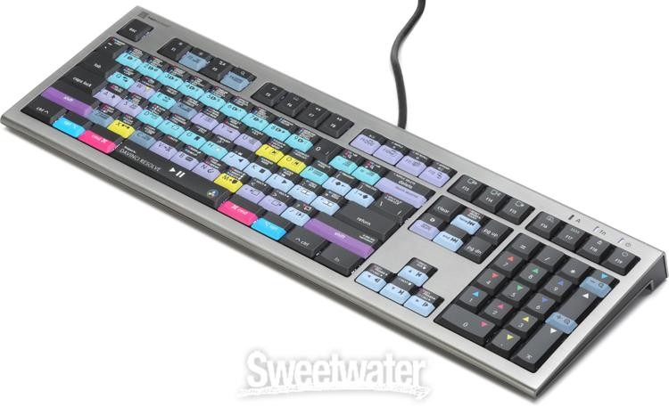 LogicKeyboard ASTRA2 Backlit Keyboard for DaVinci Resolve - Mac