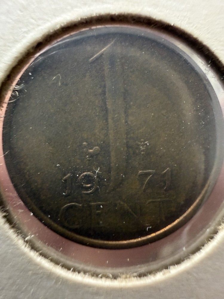 1971 🇳🇱 NETHERLANDS - 1 Cent Coin - VF