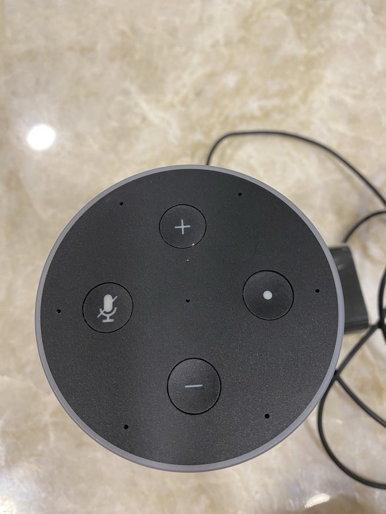 Amazon Echo Smart Assistant Charcoal Fabric, Tested Works