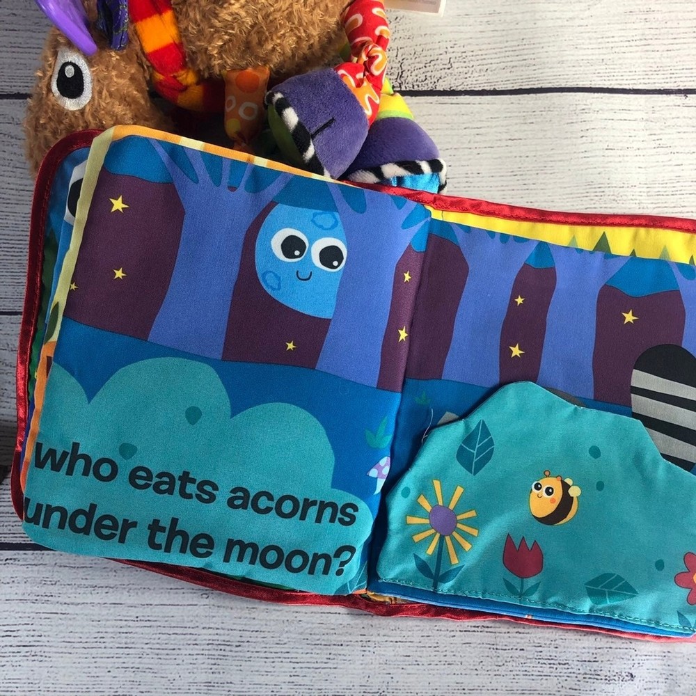 lamaze soft toys moose & soft book toy bundle