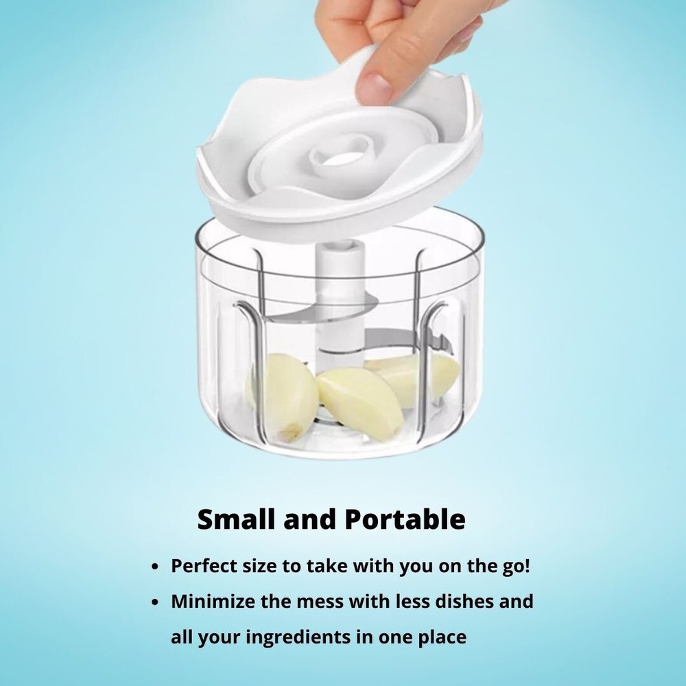 Electric Mini Vegetable Chopper Onion Grinder Garlic Chopper Food Processor