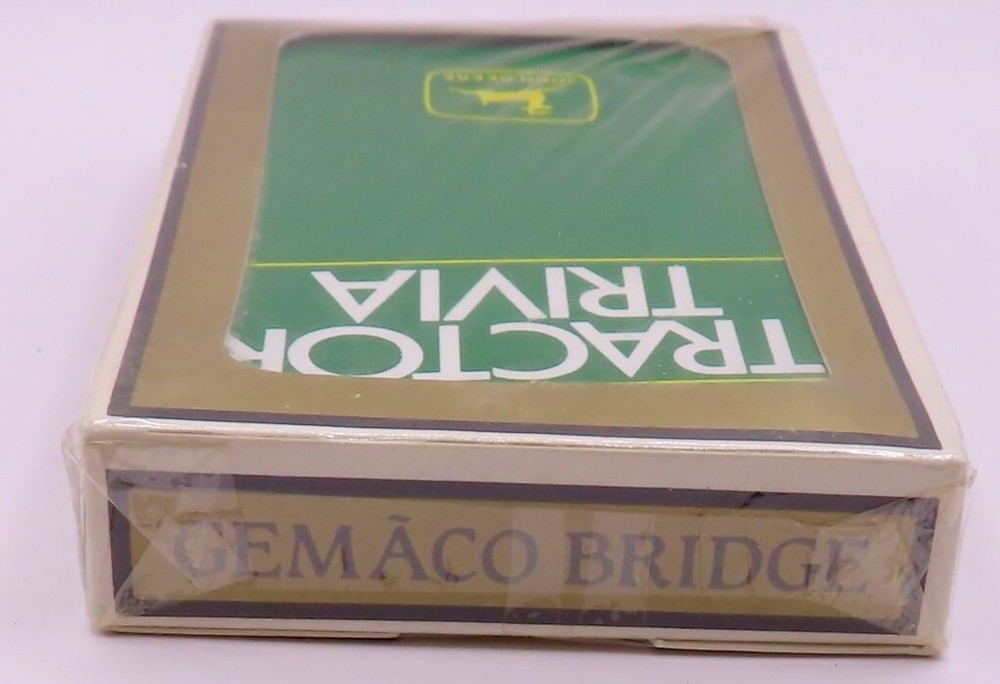 JOHN DEERE Tractor Trivia Playing Cards Sealed