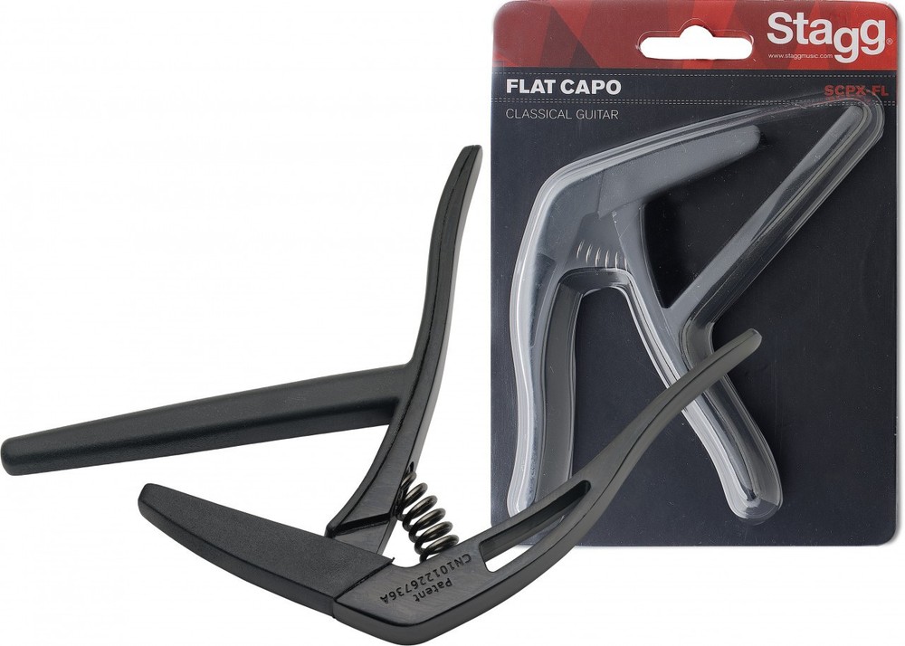 Flat Trigger Capo for Classical Guitars