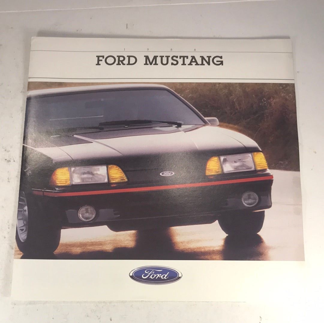 1988 Ford Mustang dealer sales brochure
