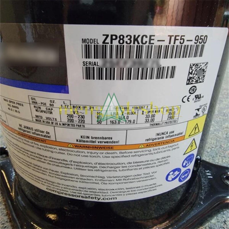 1PCS NEW ZP83KCE-TF5-950 Scroll Compressor
