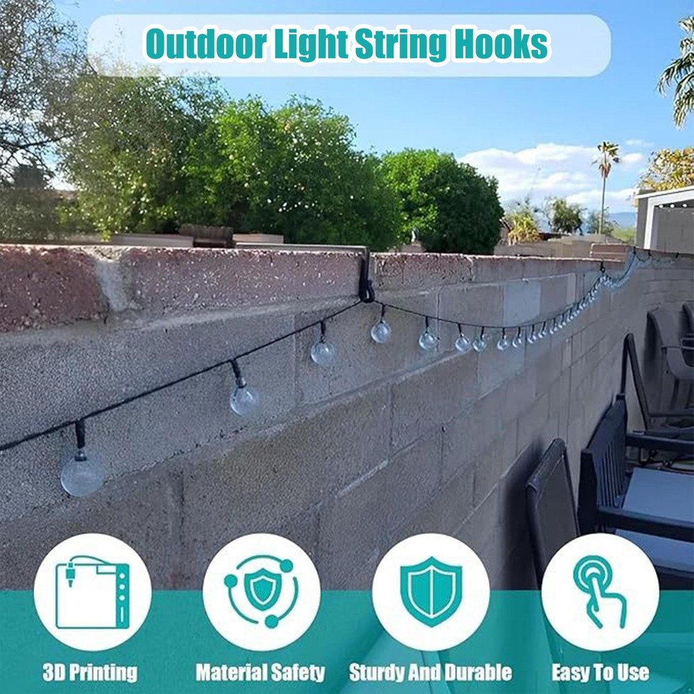 String Light Hooks Heavy Duty String Light Clips Utility Hanger For Functional