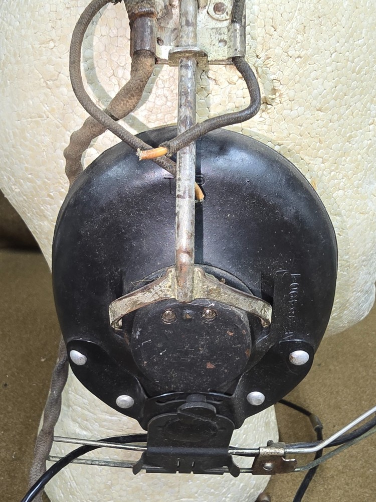 WWII USAAF Pilot Radio Headset with Microphone