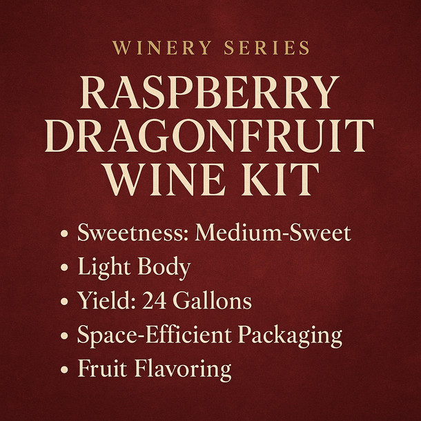 LD Carlson Winery Series Raspberry Dragonfruit Wine Kit