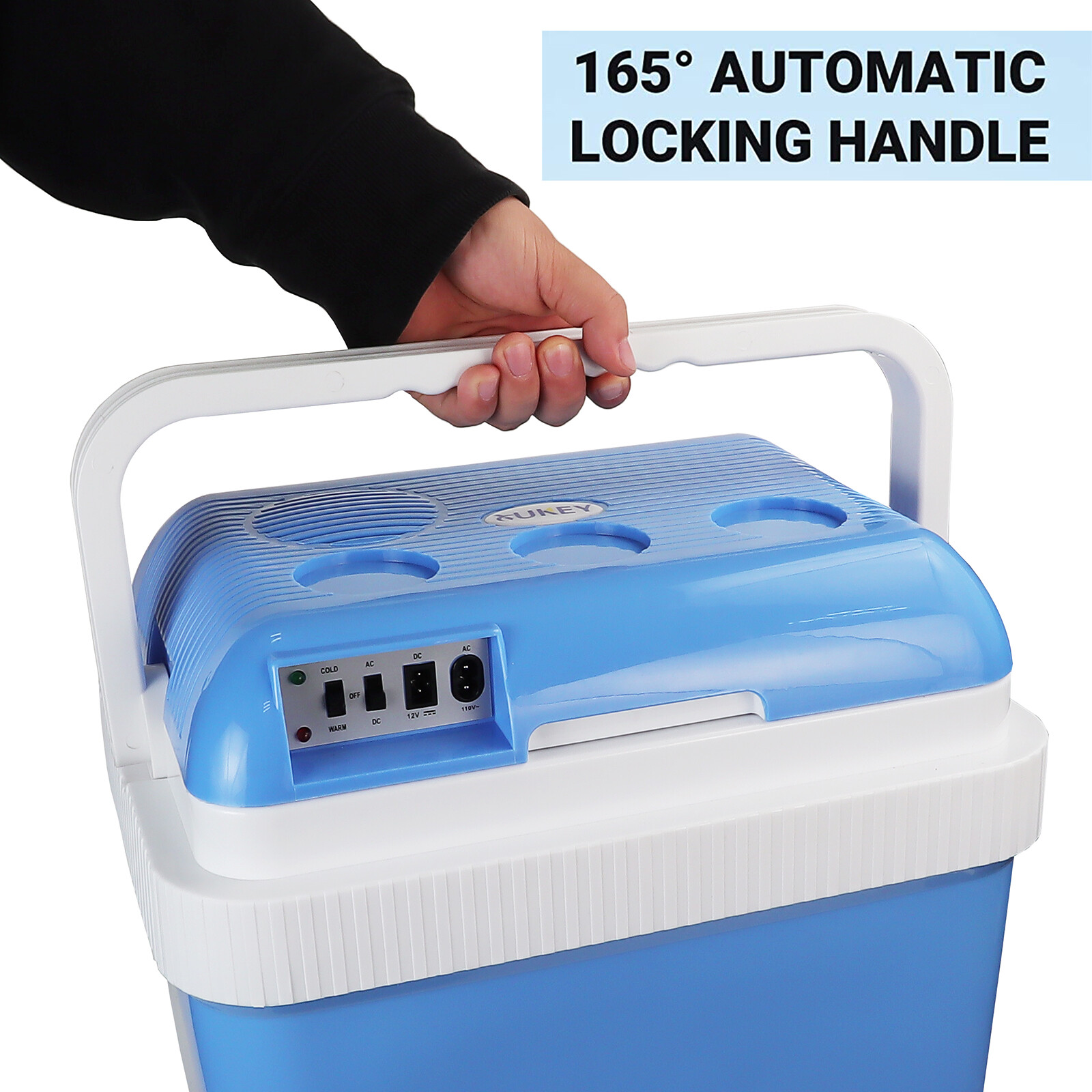 24L Electric Cooler Warmer Portable Car Fridge Refrigerator Camping Mini Freezer