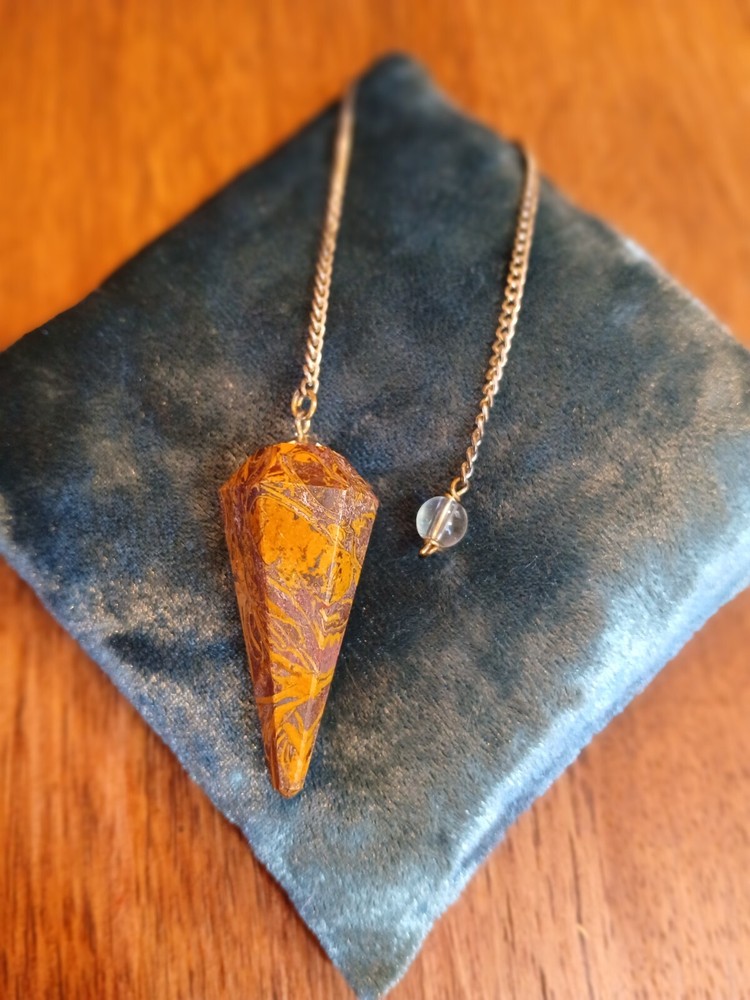 Faceted Mariam Jasper Bohemian Pendulum