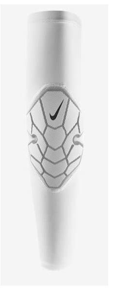 Nike Hyperstrong Padded Elbow Sleeve 3.0 White | Gray Small/Medium