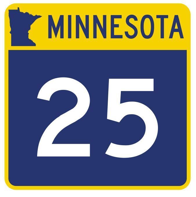 Minnesota State Highway 25 Sticker Decal