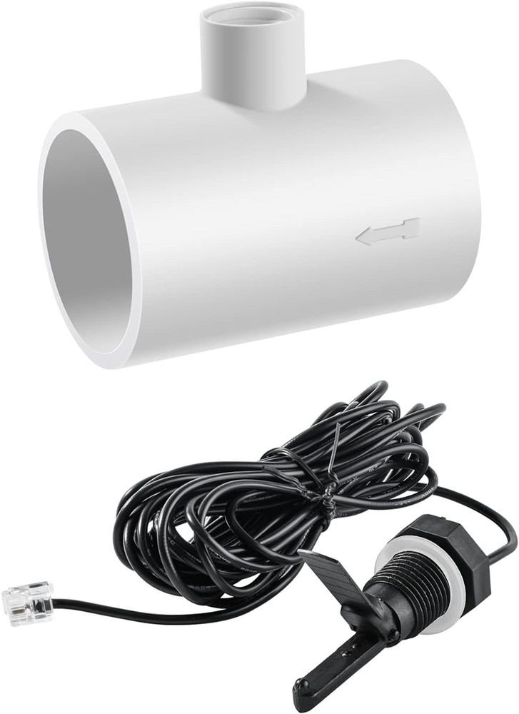 Flow Switch, Flow Sensor with Tee for Hayward Salt System, Compatible with Haywa